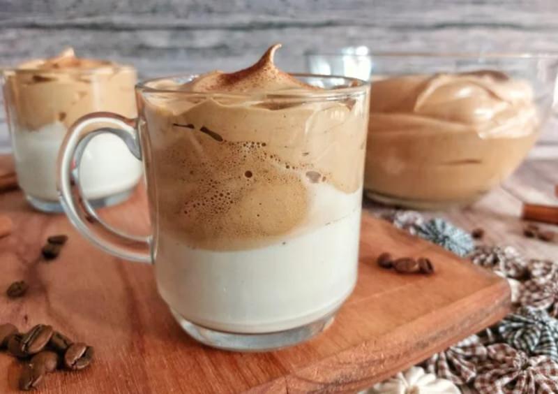 Café Cremoso na Batedeira