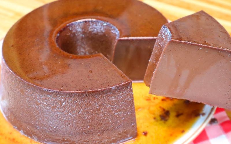 Receita de Pudim de Chocolate