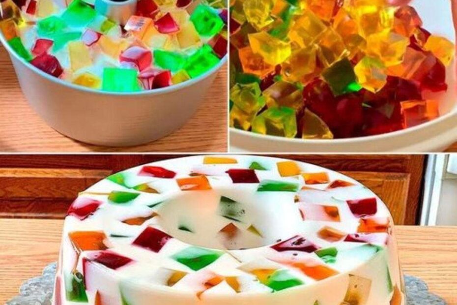 Receita de Gelatina Colorida