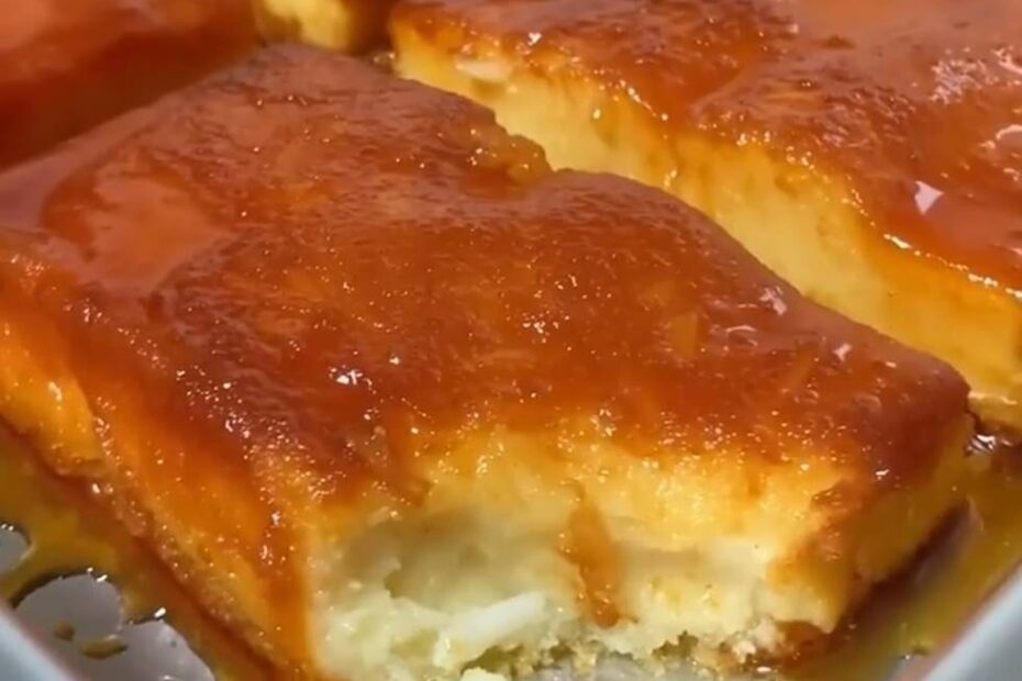 Receita de Pudim de Caçarola