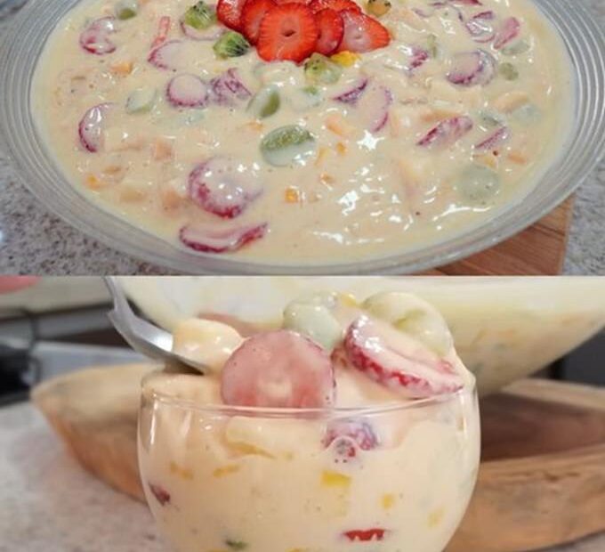 Salada de Frutas Cremosa
